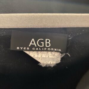 AGB Byer California Black Crewneck Top